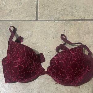 Floral Lace Underwire Bra